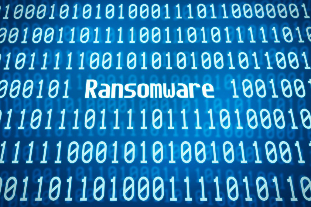 Ransomware binary code