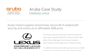 Aruba Instant supplies streamline, secure Wi-Fi loaded with security and smarts at an affordable SMB Price