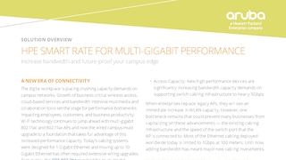 HPE Smart Rate for Multi-Gigabit Performance