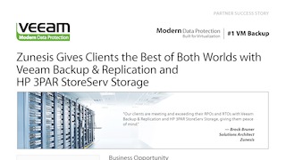 Zunesis Gives Clients the Best of Both Worlds with Veeam Backup and Replication