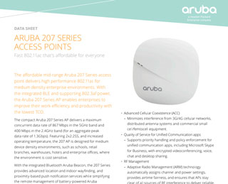aruba-207-series-access-points