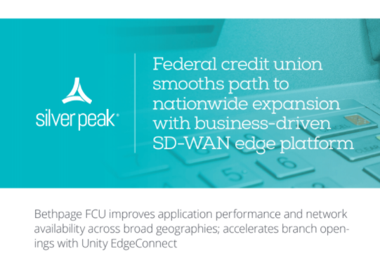 federal credit union case study SilverPeak