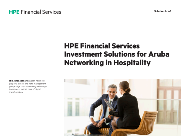 hpe financial services investment solutions