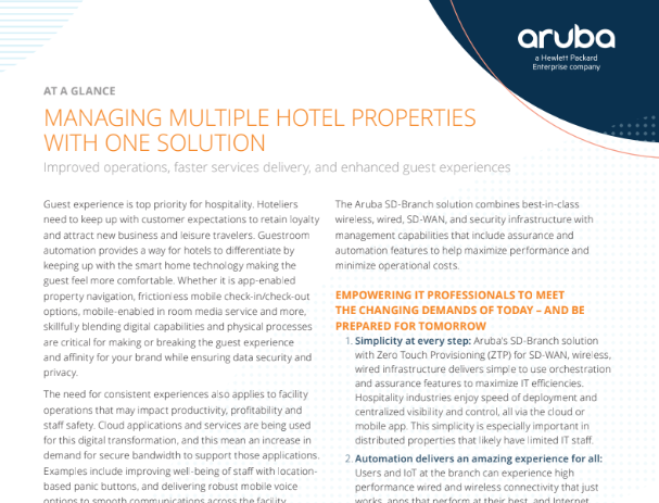 managing multiple hotel properties with one solution